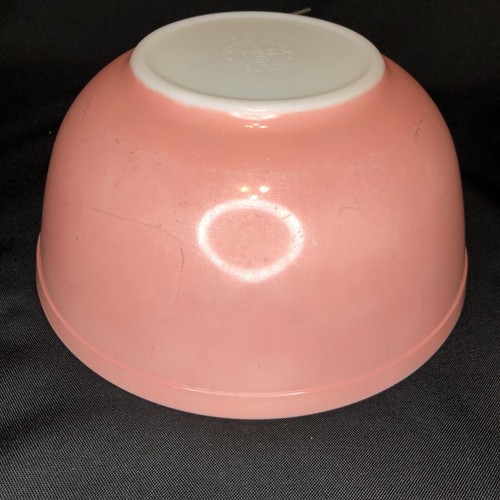 Vintage PYREX #403 Nesting Mixing Bowl Flamingo Pink 2 1/2 Quart - Picture 12 of 14