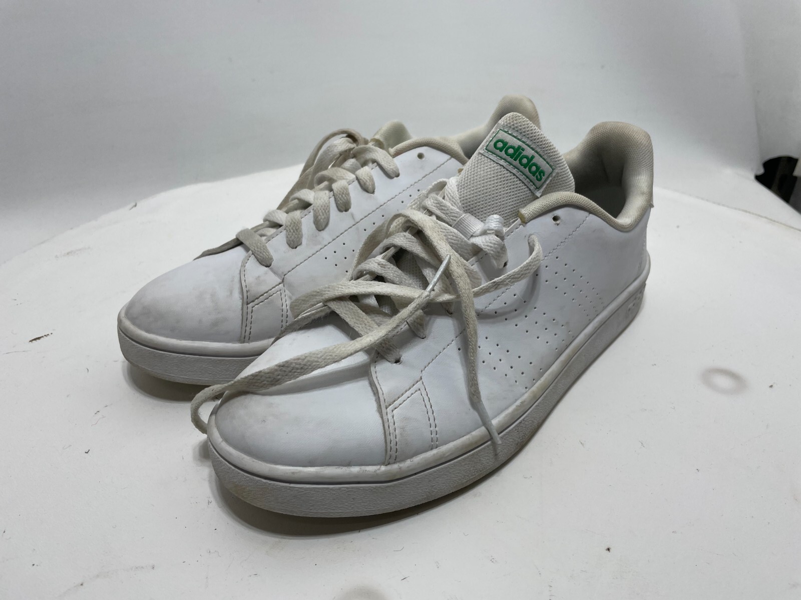 adidas advantage white green