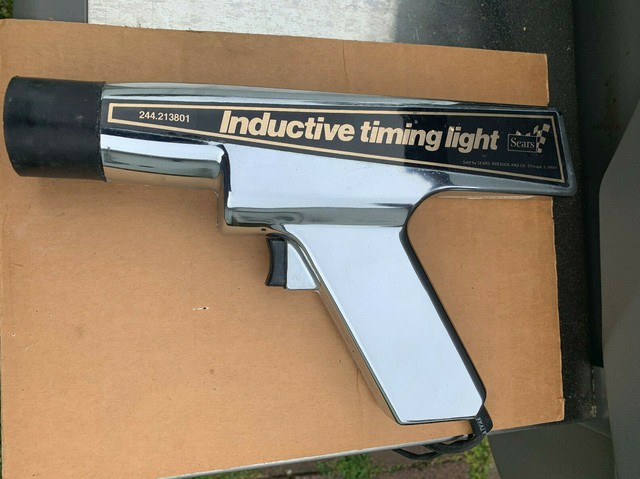 Vintage Sears Craftsman Inductive Timing Light Gun Model 2138 & Manual
