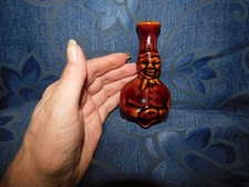 ALTER VINTAGE TREACLE GLASIERTER TORTENTRICHTER FORM DES KOCHS HERVORRAGENDER ZUSTAND 4,25 ZOLL