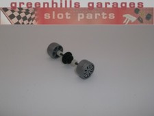 Greenhills Scalextric Vauxhall / Opel Calibra Silver Rear Axle  Wheels - Use...