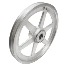 Upper saw wheel completely assemlbed, 14" diameter fitting Hobart saw 6614. R...