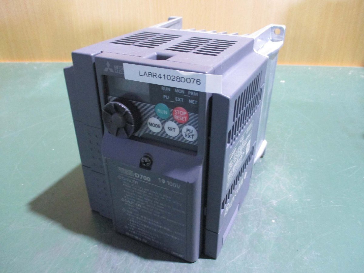 三菱 TIZZYEASY FR-D710W-0.75K MITSUBISHI FR-D710W-0.75K 100V Inverter | eBay