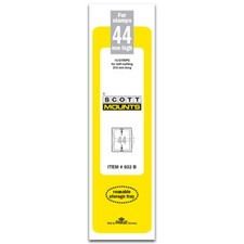 Scott/Prinz Pre-Cut Strips 215mm Long Stamp Mounts 215x44 #932 Black