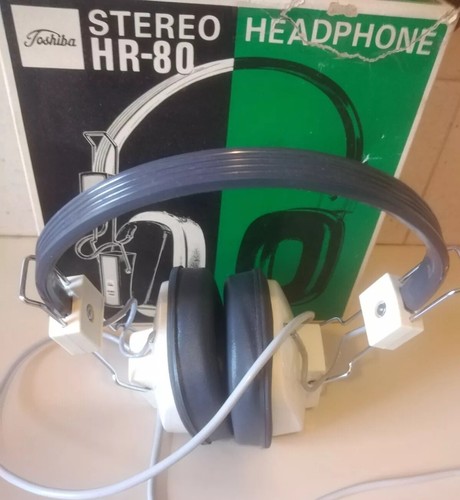 TOSHIBA HR-80 HEADPHONES *PLUS 7mtr Extention *AND 3.5mm Adaptor Walkman connect - Picture 6 of 14