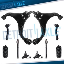 10pc Front Lower Control Arm Ball Joint Tierod for 05-09 Hyundai Tucson Sportage