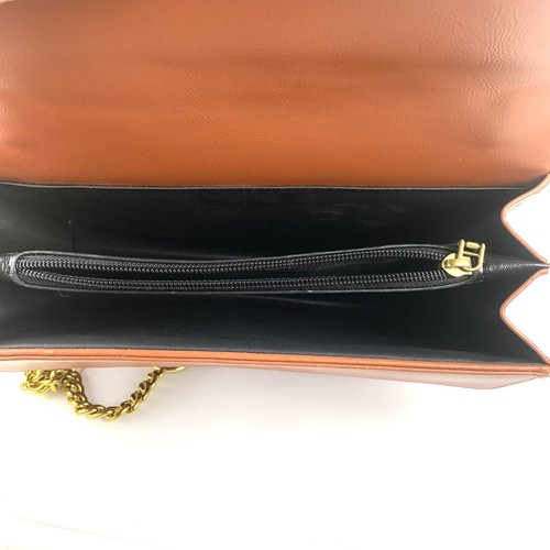 Bandolera Bolso Mensajero Marrón Correa de Cadena Herradura Sirena Cierre Magnético - Imagen 6 de 10