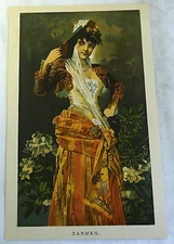 1885 magazine lithograph ~ Carmen