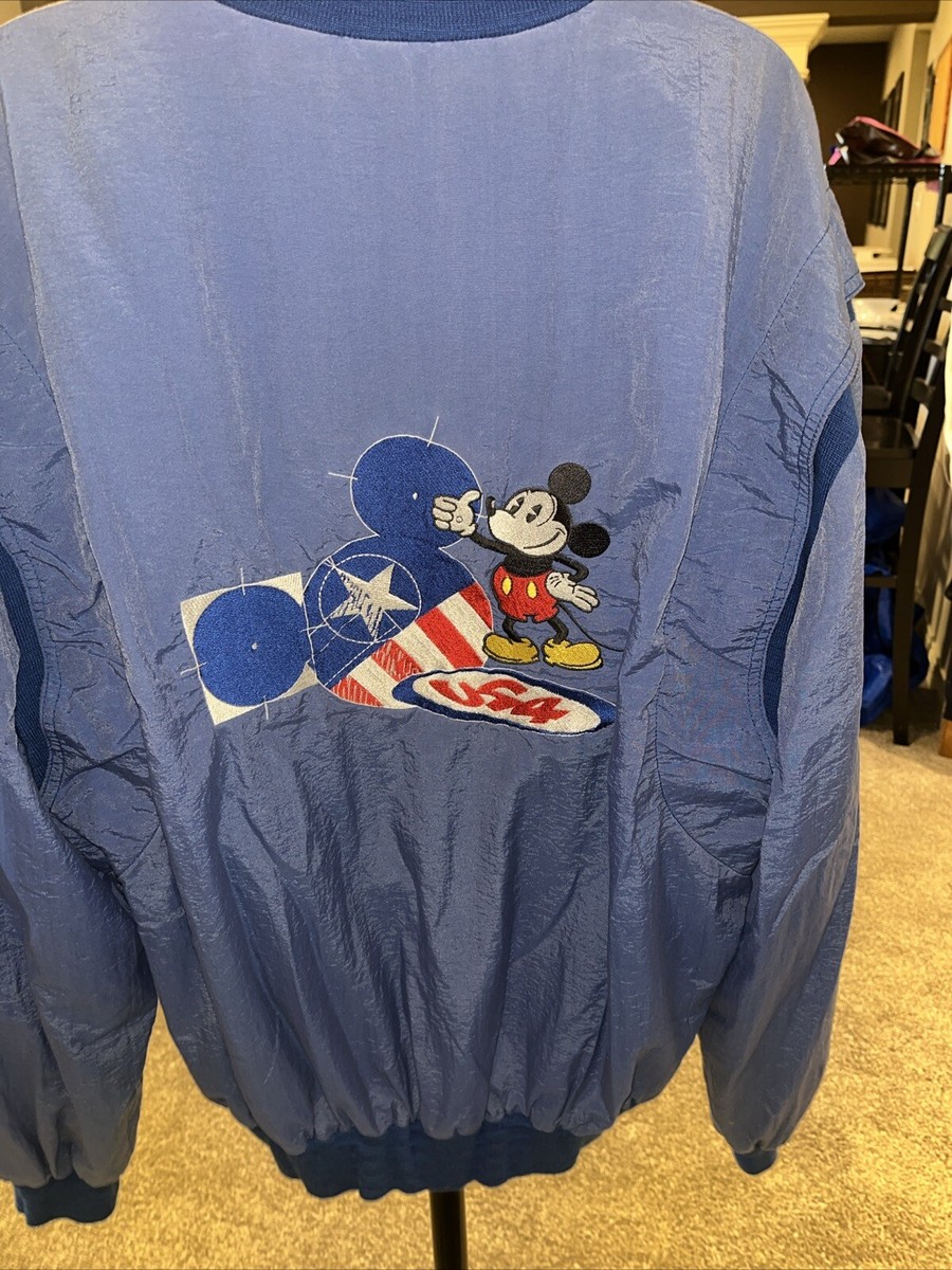Vintage 90s Disney Originals Mickey USA L Bomber Jacket Vintage 90s Disney Originals Mickey USA L Bomber Jacket