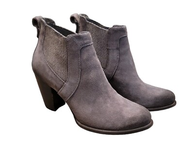 Ugg Grey Cobie Boots UGG Cobie II Grey Suede Heeled Bootie Boots