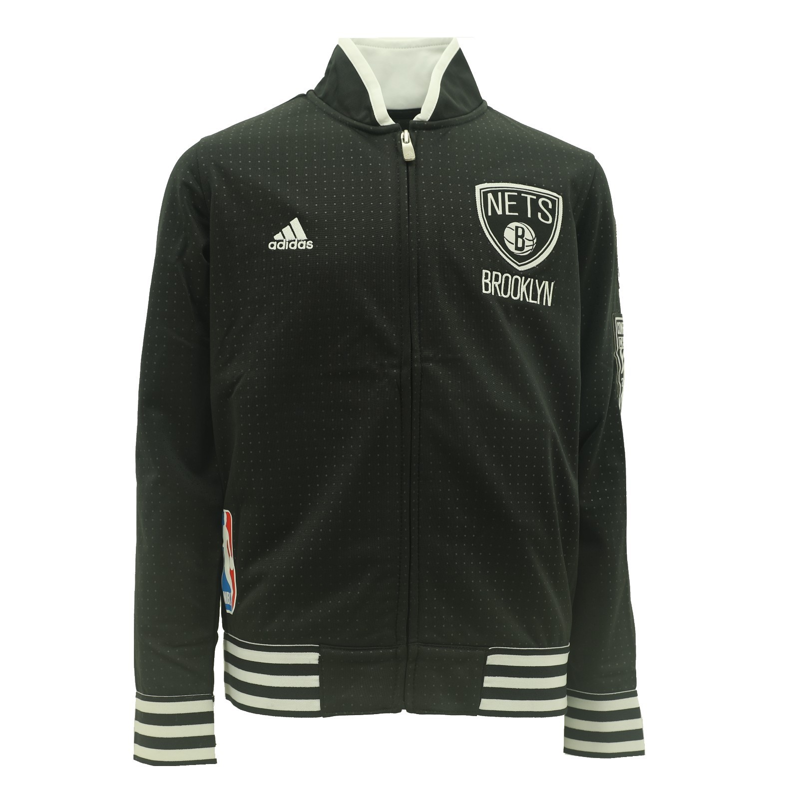 NBA Official Adidas Brooklyn Nets Youth Size Warm-Up Jacket Zip and Pockets | eBay