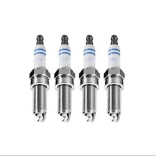 BOSCH Set of 4 Spark Plugs for Audi 80 S Quattro PM 1.8 Sep 1986 to Sep 1991