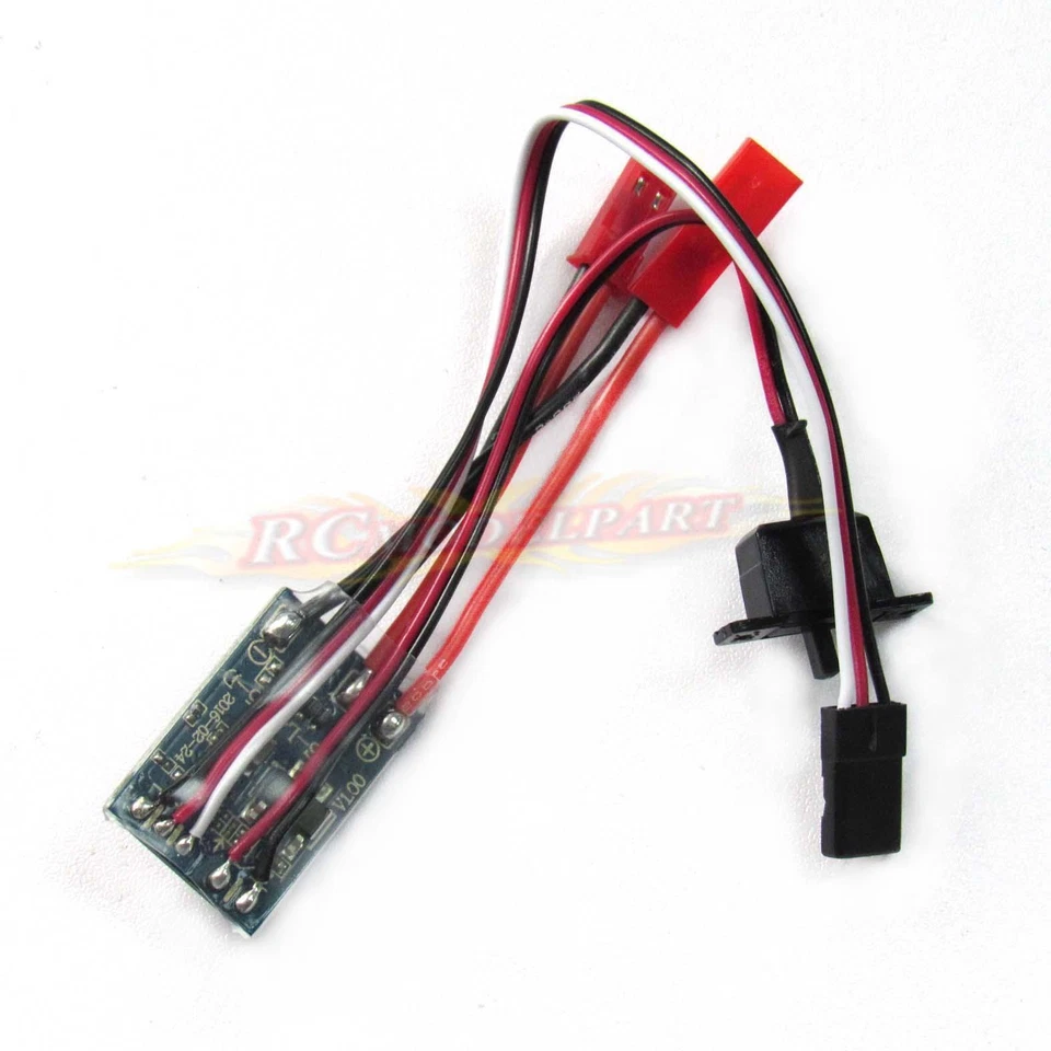 4pcs 10A ESC Brushed Motor Speed Controller w/o Brake 5V 2S for RC Mini Car Ship - Image 2 of 4