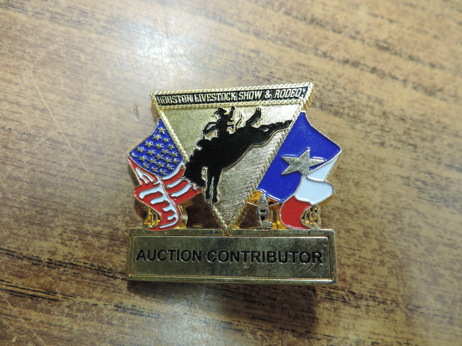 Houston Livestock Show and Rodeo Auction Contributor pin 2008 | eBay