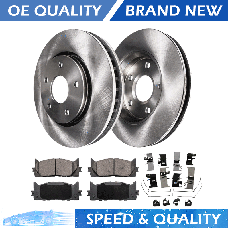 2007-2017 Toyota Camry 2008-2018 Avalon Front Brake Rotors & Pads Kit