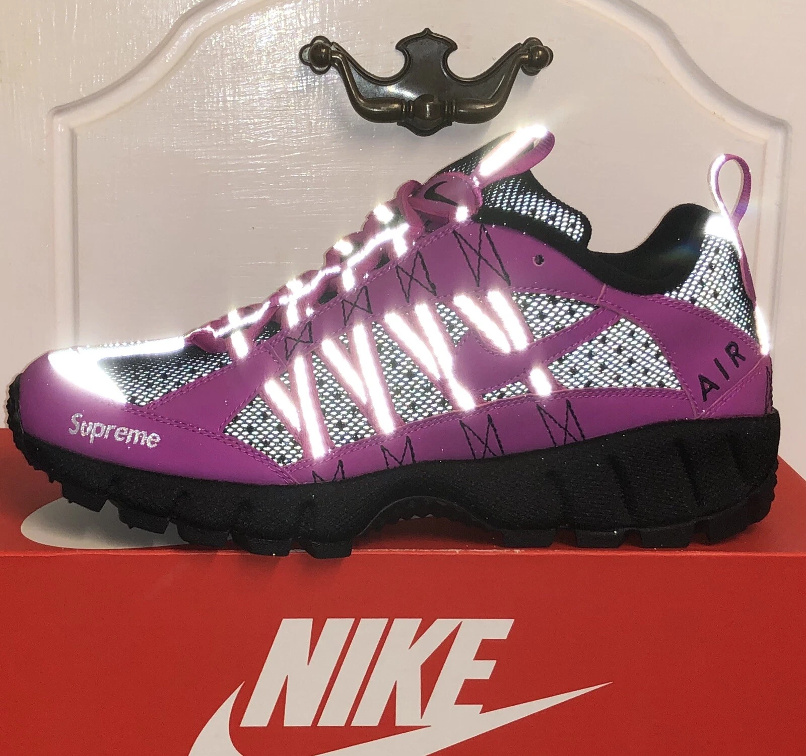 CHAUSSURES BASKETS NIKELAB AIR HUMARA 17 SUPREME HOMMES UK 41 US 8