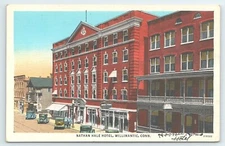 Postcard Nathan Hale Hotel Willimantic Connecticut