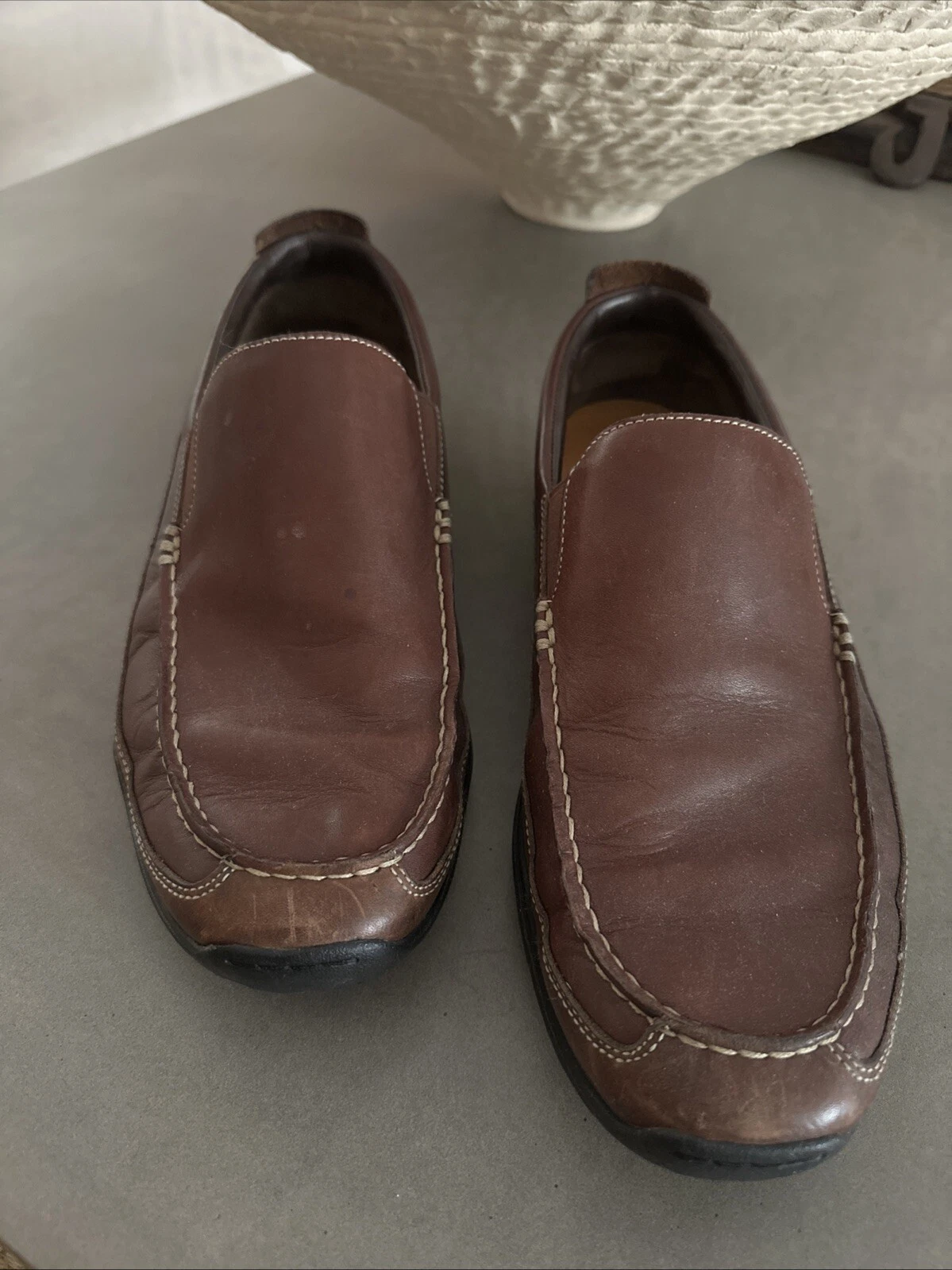 NIKE Mocassino Cole Haan da uomo taglia 11 5 M in pelle marrone slip on suola uomo comodo us intime ottimeioni