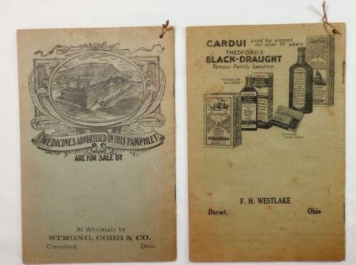 4 vintage drug ad Almanacs:1902 & 1903 HOSTETTER'S +1905 & 1935 LADIES BIRTHDAY - 第 3/14 張圖片