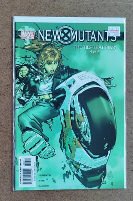New Mutants #10 Marvel 1st App Emma Frost's squad ''Tag'' Brian Cruz 2004