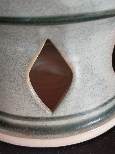 Vintage Birkenhead Park Pottery Candle Holder Wax Burner Studio Glyn Ward - Picture 10 of 14