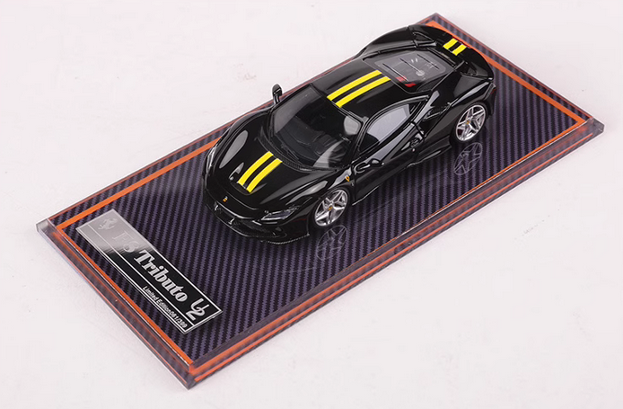 Ferrari F8 tributo 1/64 ミニカー XF MODEL 1/64 Scale Ferrari F8 Tributo Green Diecast Car