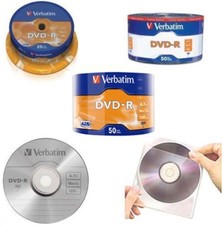 DVD-R vuoti vergini da registrare 4.7GB 120MIN. 
