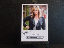 Claire King (Erica Holroyd) Pre-Print Coronation Street Original Cast Card. Tv