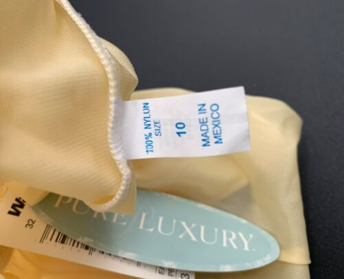 Vtg Warners Pure Luxury Sheer Silky NOS Gusset Nylon Granny Panties Sz 10 - Picture 3 of 13