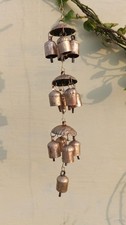 Campanello a vento in ottone fatto a mano campane da appendere rustico giardino patio decorazione casa campana