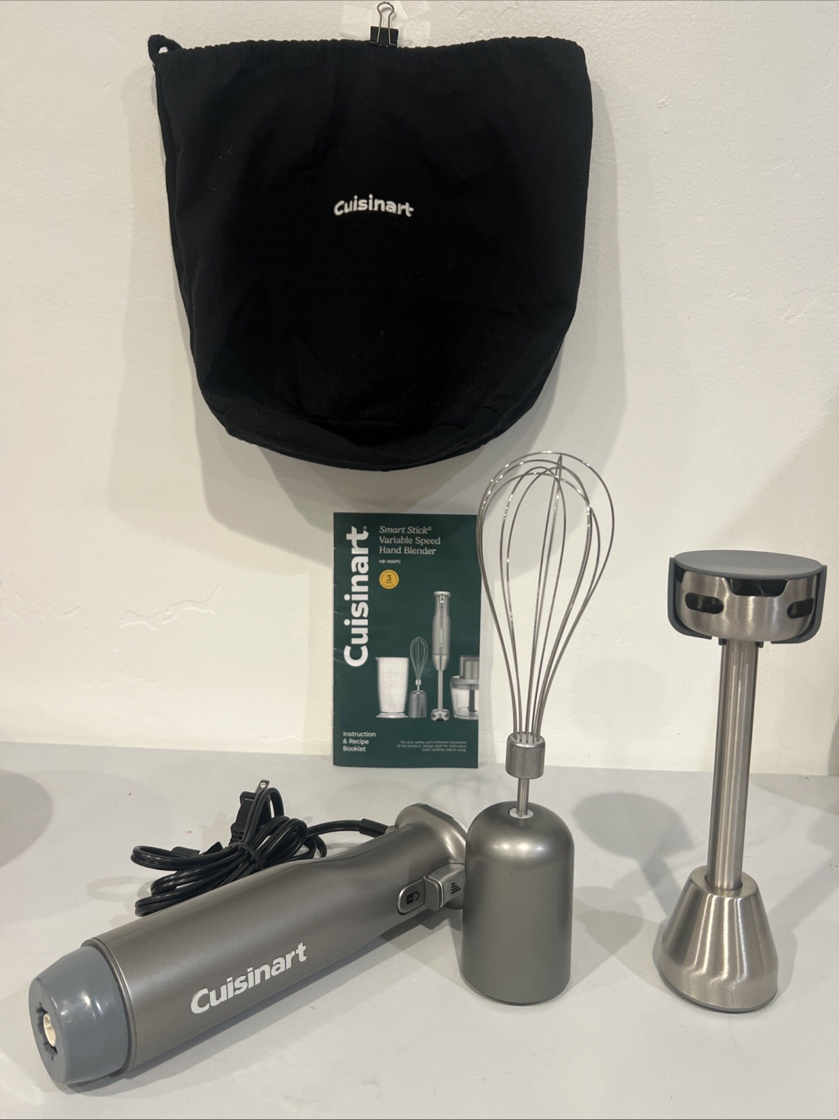 Cuisinart Smart Stick Variable Speed Hand Blender Food HB-40