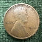 1914-S Lincoln Wheat Cent Semi-Key Date Rare Fine Free Shipping