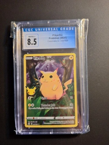 Pikachu 005/025 Celebrations Holo - CGC 8.5