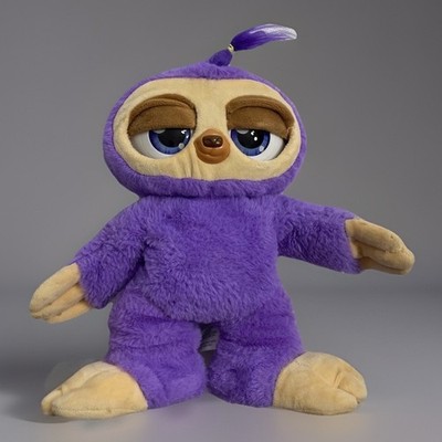 Zuru Pets Alive Fifi Flossing Sloth Purple Battery Operated Toy Dancing - Tested