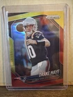 2025 Prizm International- Drake Maye Red and Yellow Prizm / 44 Patriots