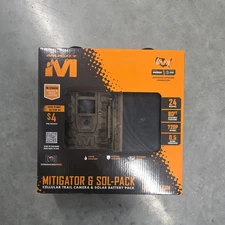 Muddy Mitigator y sol pack Cellular Trail Camera y celular battery pack 2 in 1
