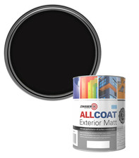 Zinsser AllCoat® Exterior Water Based Matt Black 1L