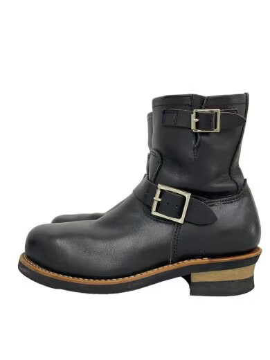 Hawkins Engineer Boots / 25cm / Black / Cowhide Leather / HL40015