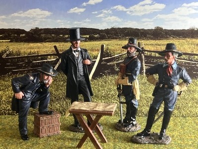 King & Country ACW Union Abraham Lincoln and his Generals CW102 OHNE BOXED