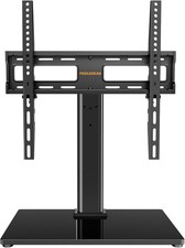 Perlegear Mobile TV Stand, Tilt & Swivel Rolling TV Cart for 32 to 75 inch TVs u