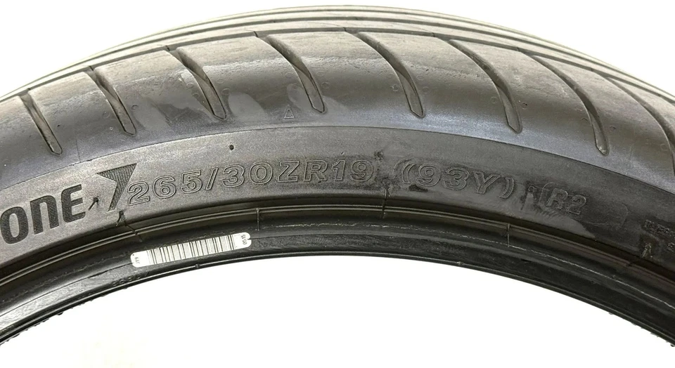 4x Reifen Audi RS3 265/30R19 + 245/35R19 93Y Bridgestone Potenza Sport 5,3mm Top - Bild 3 von 4