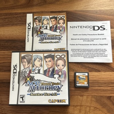 Phoenix Wright: Ace Attorney Justice for All (Nintendo DS, 2007) *CIB*
