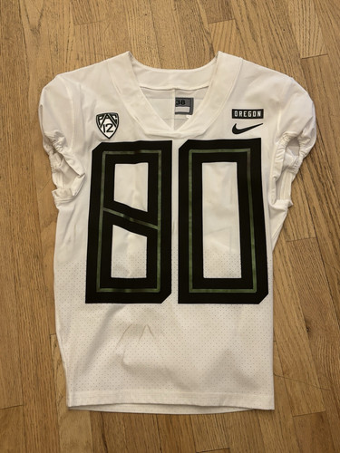 Oregon Ducks Game Used Jersey #80 Game Worn Jordan Jersey - Picture 1 of 2