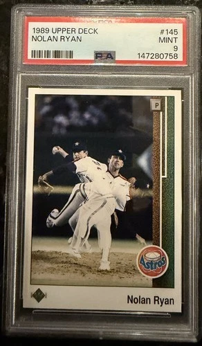 1989 Upper Deck - Nolan Ryan #145 PSA 9 HOF NEW LABEL