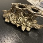 VTG Silver Plated Salt & Pepper Shakers Love Birds on Floral Branch — photo 9