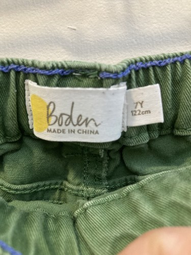 Mini Boden Girls Green Pants Size 7 - Picture 3 of 4
