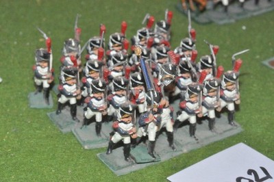 25mm Napoleonisch / Französisch - Minifiguren Regt 24 Figuren - (92021)
