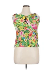 Assorted Brands Women Yellow Sleeveless Blouse 14