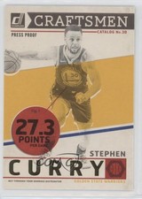 2019-20 Panini Donruss Craftsmen Press Proof Stephen Curry #10 1ln4