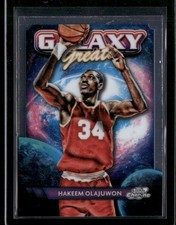 2023-24 Topps Chrome Cosmic Hakeem Olajuwon #GG-19 Galaxy Greats